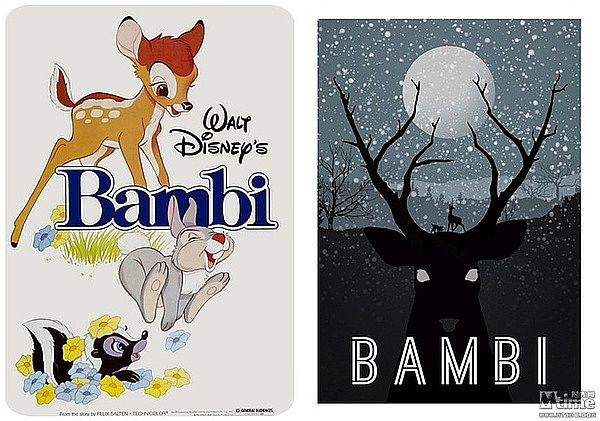 11部迪士尼的經(jīng)典動畫電影新版極簡海報--Rowan Stocks-Moore{my:seotitle}